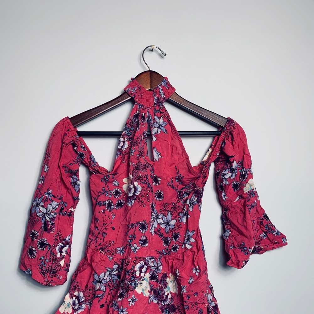 Floral Off Shoulder Cute Blouse